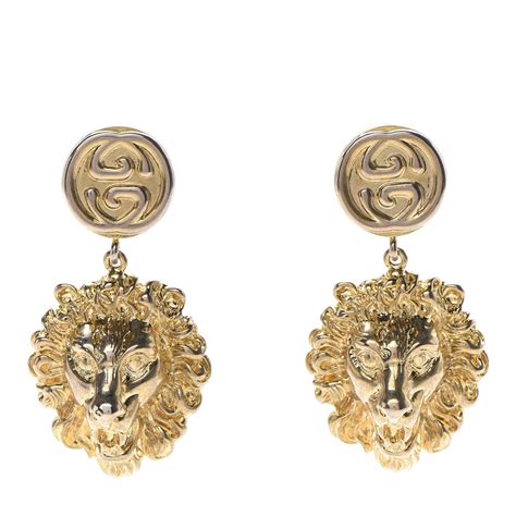 gucci clip earrings|gucci interlocking earrings.